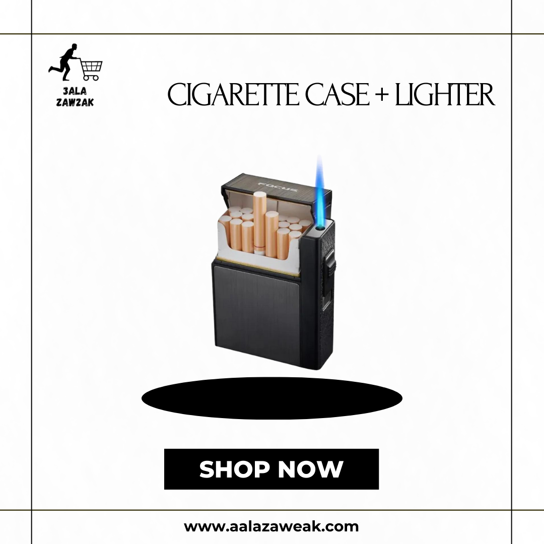 Cigarette Case + Lighter